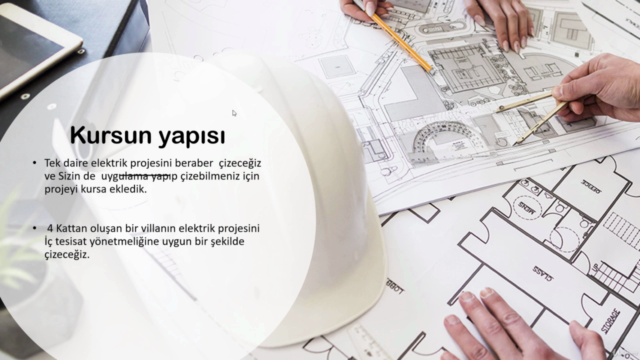 Autocad Elektrik Proje Çizim kursu 1 Saat (ÜCRETSİZ) – Screenshot 1