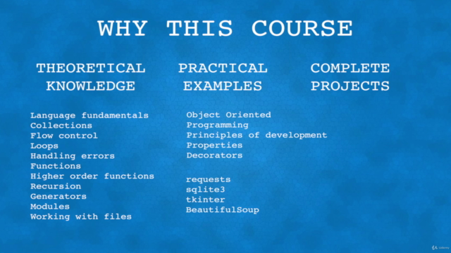 Complete Python development masterclass – Screenshot 3