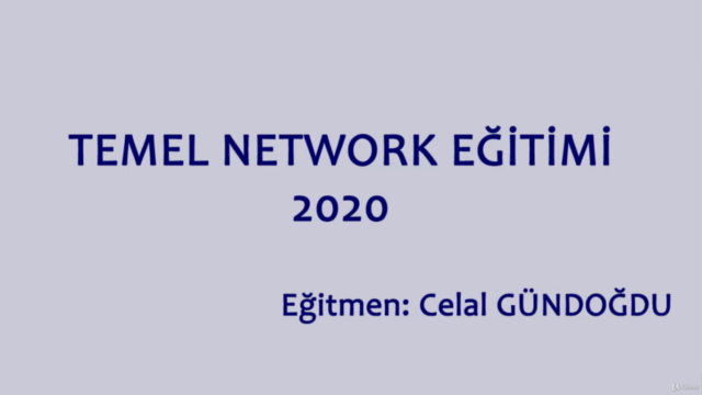 Temel Seviye Network Eğitimi | Bilgisayar Ağlarına İlk Adım – Screenshot 1