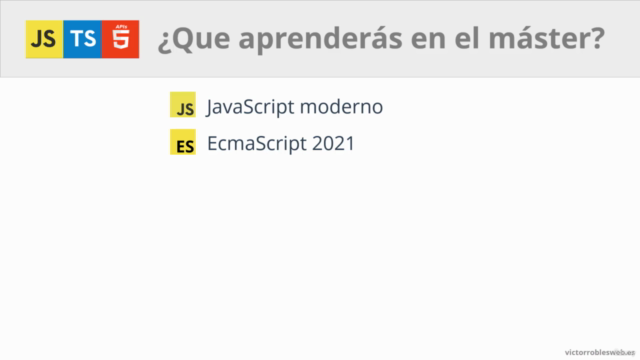 Master en TypeScript, JavaScript Moderno, ES2025, APIs HTML5 – Screenshot 1