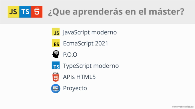 Master en TypeScript, JavaScript Moderno, ES2025, APIs HTML5 – Screenshot 2