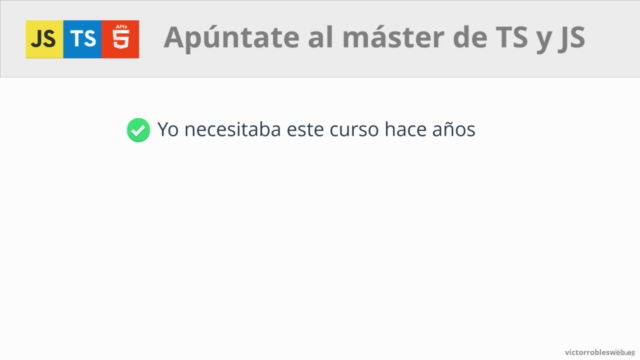 Master en TypeScript, JavaScript Moderno, ES2025, APIs HTML5 – Screenshot 4
