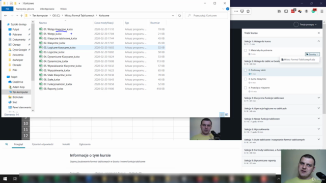 Excel Formuły Tablicowe Klasyczne i Nowe – Screenshot 2