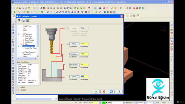 Mastercam CAD CAM ve CNC Programlama Frezeleme Uzman +++ – Screenshot 1