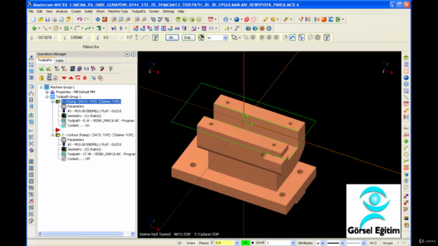Mastercam CAD CAM ve CNC Programlama Frezeleme Uzman +++ – Screenshot 3