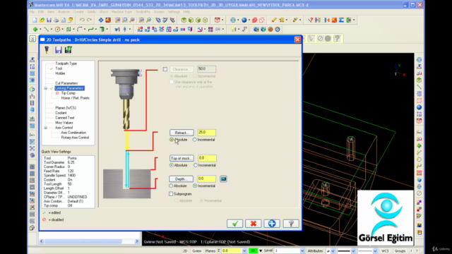 Mastercam CAD CAM ve CNC Programlama Frezeleme Uzman +++ – Screenshot 4