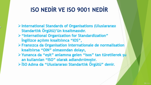 ISO 9001 Kalite Eğitimi hakkında detaylı bilgiler sunulmakta – Screenshot 1