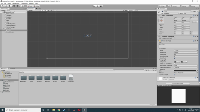 Crie um Jogo de Ping Pong 2D na Unity e C#! – Screenshot 2