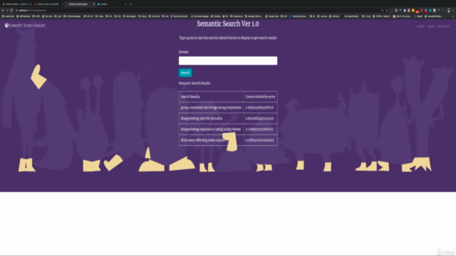 Semantic Search engine using Sentence BERT – Screenshot 4
