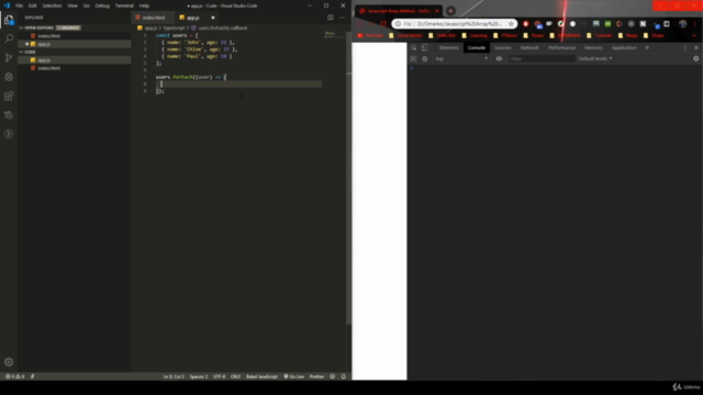 Javascript Array Methods – Screenshot 2