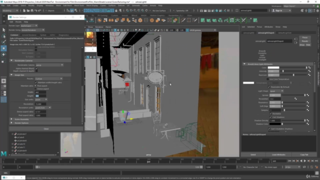 Maya Environment Creation for Film – Screenshot 3