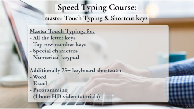 Speed Typing course:  master Touch Typing and shortcut keys - Screenshot_03