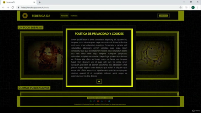 Aplicación web DINÁMICA con ANGULAR 9, BOOTSTRAP y NODEJS – Screenshot 1