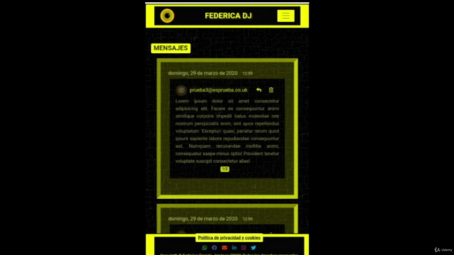 Aplicación web DINÁMICA con ANGULAR 9, BOOTSTRAP y NODEJS – Screenshot 3