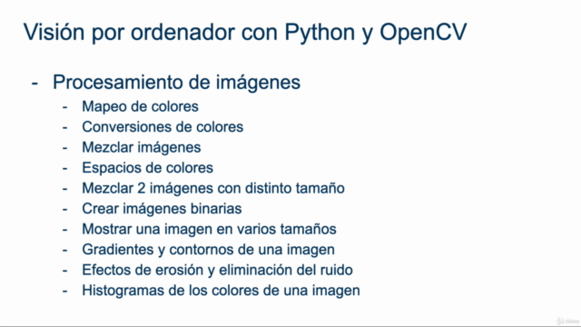 OpenCV. Curso de OpenCV para visión por ordenador con Python – Screenshot 2