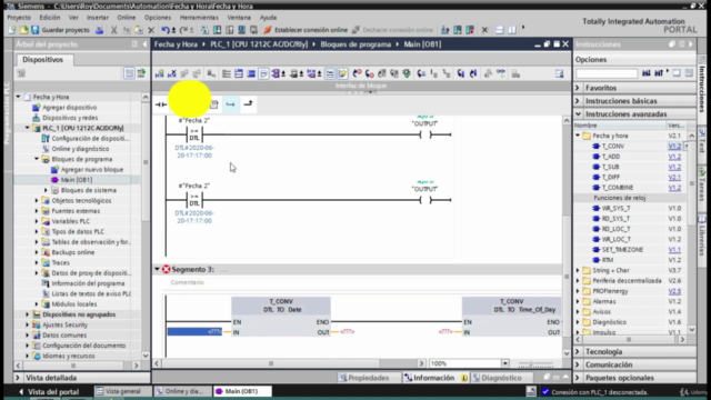Programación de PLC Siemens en TIA PORTAL – Screenshot 2