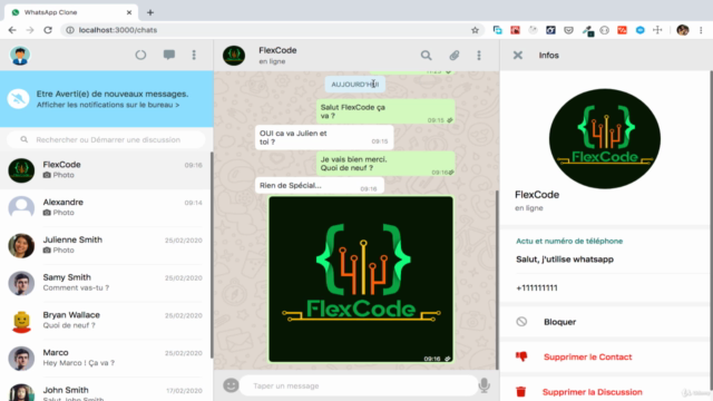 React - Clone WhatsApp (+React Router, React Hooks) 2020 - Screenshot_03