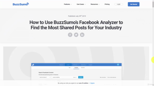 Buzzsumo (Advanced): Fast Track Training – Screenshot 2