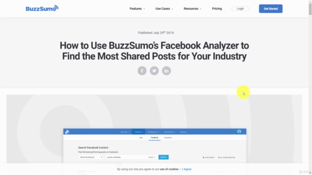 Buzzsumo (Advanced): Fast Track Training – Screenshot 3