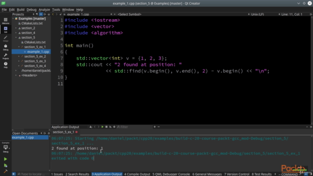 C++ 20 (2a) New Features – Screenshot 2
