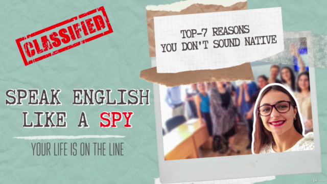 Speak English like a Spy: Speak Natural & Confident English – Screenshot 4
