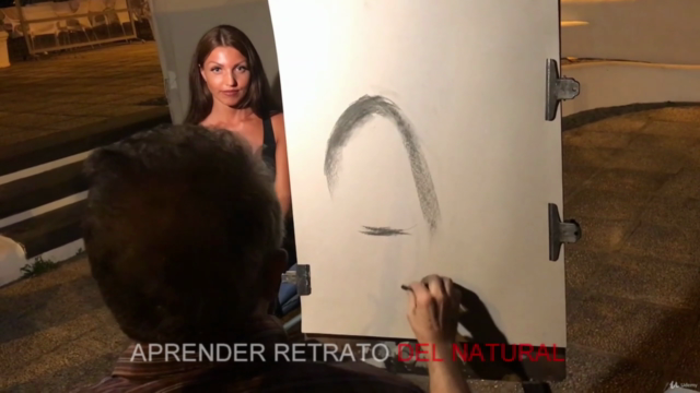 Aprender a dibujar retrato en pastel - dibujo y pintura – Screenshot 1
