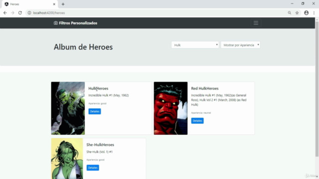 Angular: Crea páginas web con filtros desde 0 (Angular 10+) – Screenshot 3