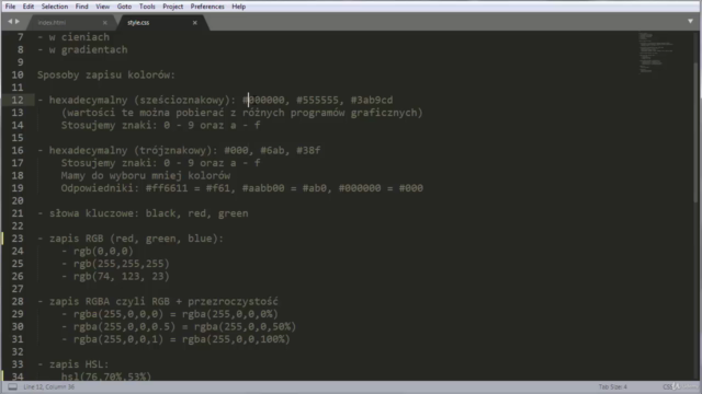 Kurs CSS3 poziom II – niezbędne właściwości i techniki – Screenshot 1