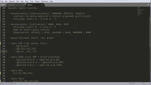 Kurs CSS3 poziom II – niezbędne właściwości i techniki – Screenshot 2