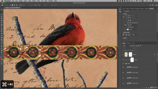 Workflow for digital collage illustration – Screenshot 2