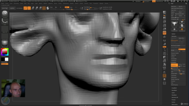 Absolute Beginners Zbrush course – Screenshot 2
