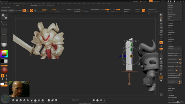 Absolute Beginners Zbrush course – Screenshot 3