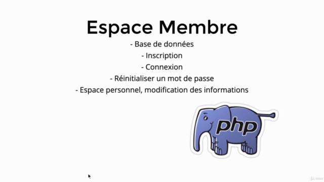 PHP Débutant - Créer un espace membre complet – Screenshot 1