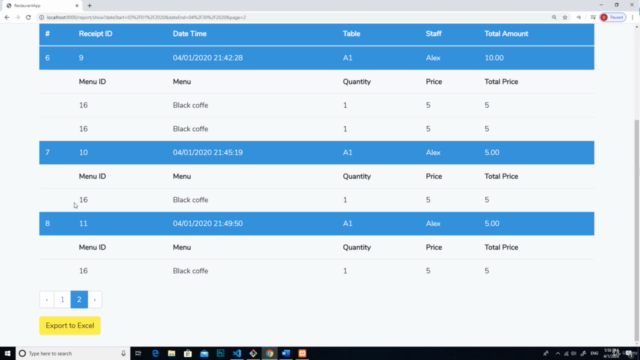 PHP with Laravel - Create a Restaurant Management System – Screenshot 4