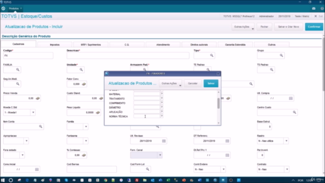 Código Inteligente / Configurador de Produtos TOTVS Protheus – Screenshot 2