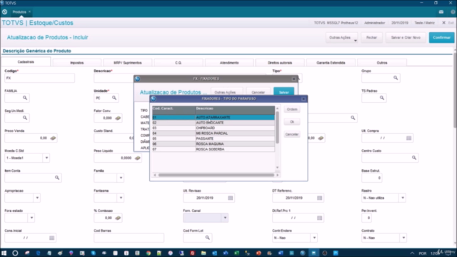 Código Inteligente / Configurador de Produtos TOTVS Protheus – Screenshot 3