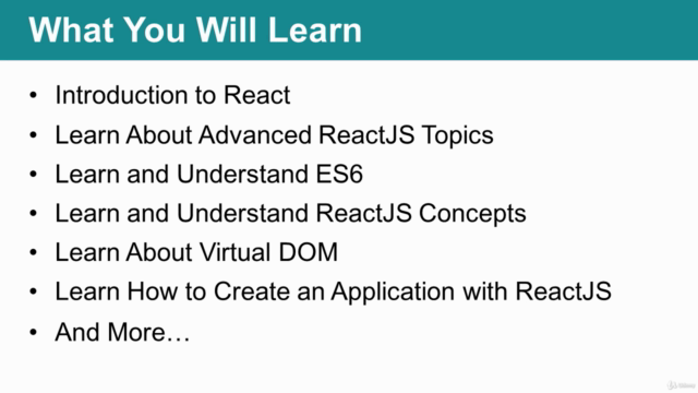 The Ultimate ReactJS Developer Course – Screenshot 4