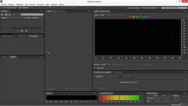 Edita y crea audios profesionales con Adobe Audition CS6 - Screenshot_01