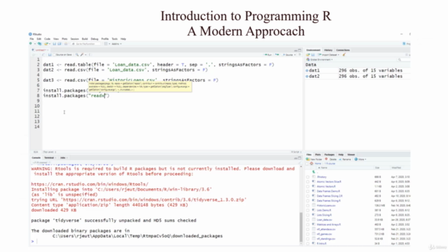 Introduction to R Programming - A Modern Approach – Screenshot 3