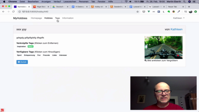 Laravel 7 - Praxiskurs für Anfänger: Alle Grundlagen am Bsp. – Screenshot 2