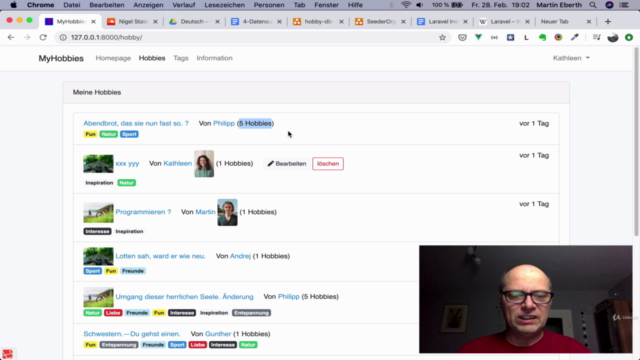 Laravel 7 - Praxiskurs für Anfänger: Alle Grundlagen am Bsp. – Screenshot 3