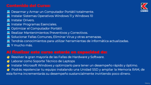Curso de Reparación de Laptops – Screenshot 3