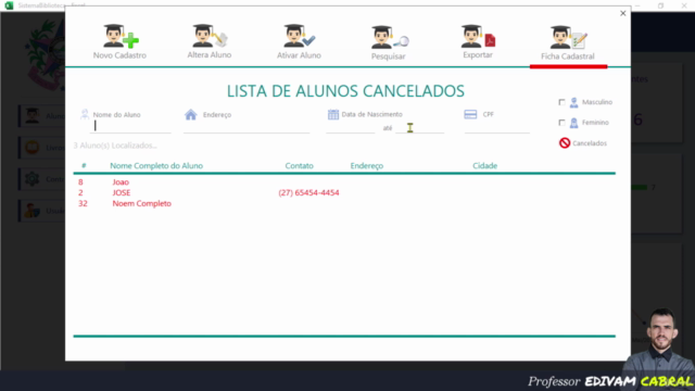 Curso de Excel VBA com Access: Criando um Sistema do Zero – Screenshot 2