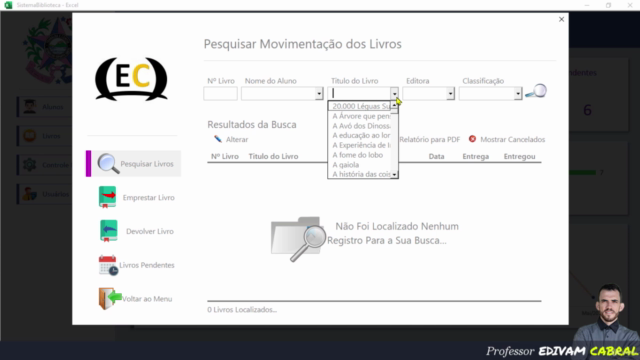 Curso de Excel VBA com Access: Criando um Sistema do Zero – Screenshot 3