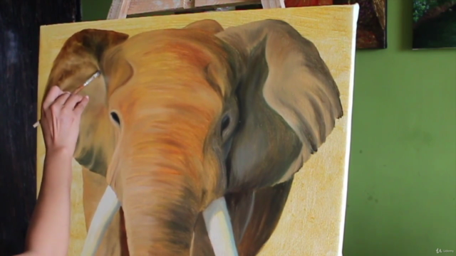Oil painting wildlife animals – Screenshot 3