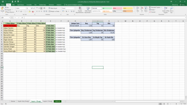 A'dan Z'ye Uygulamalı Temel ve İleri Microsoft Excel Eğitimi - Screenshot_04