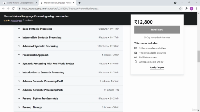 Master Natural Language Processing using case studies – Screenshot 4