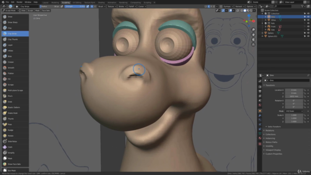 Escultura Digital com o Blender – Screenshot 2