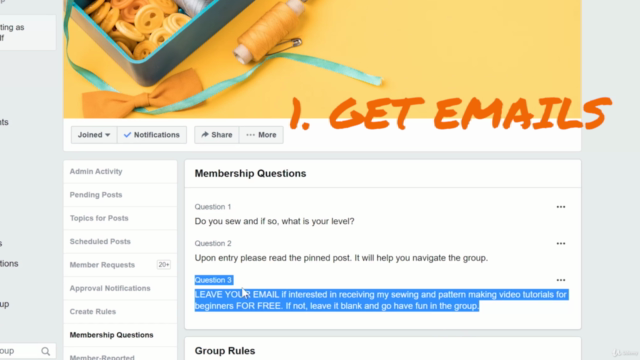 Facebook Group for Business: How to Grow 20,000 members – Screenshot 1