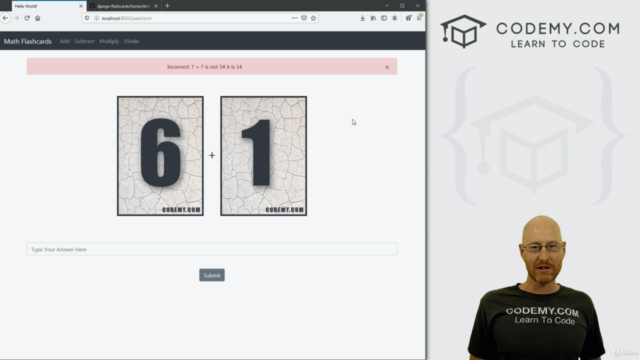 Build A Flashcard Website With Python and Django – Screenshot 4